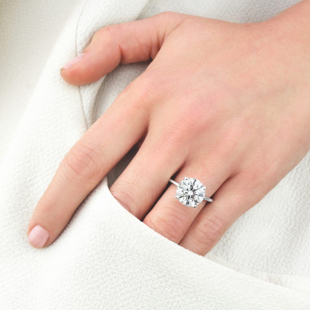 Popular Solitaire Diamond Rings | Brilliant Earth Inside Solitaire Round Brilliant Engagement Rings (View 7 of 25)