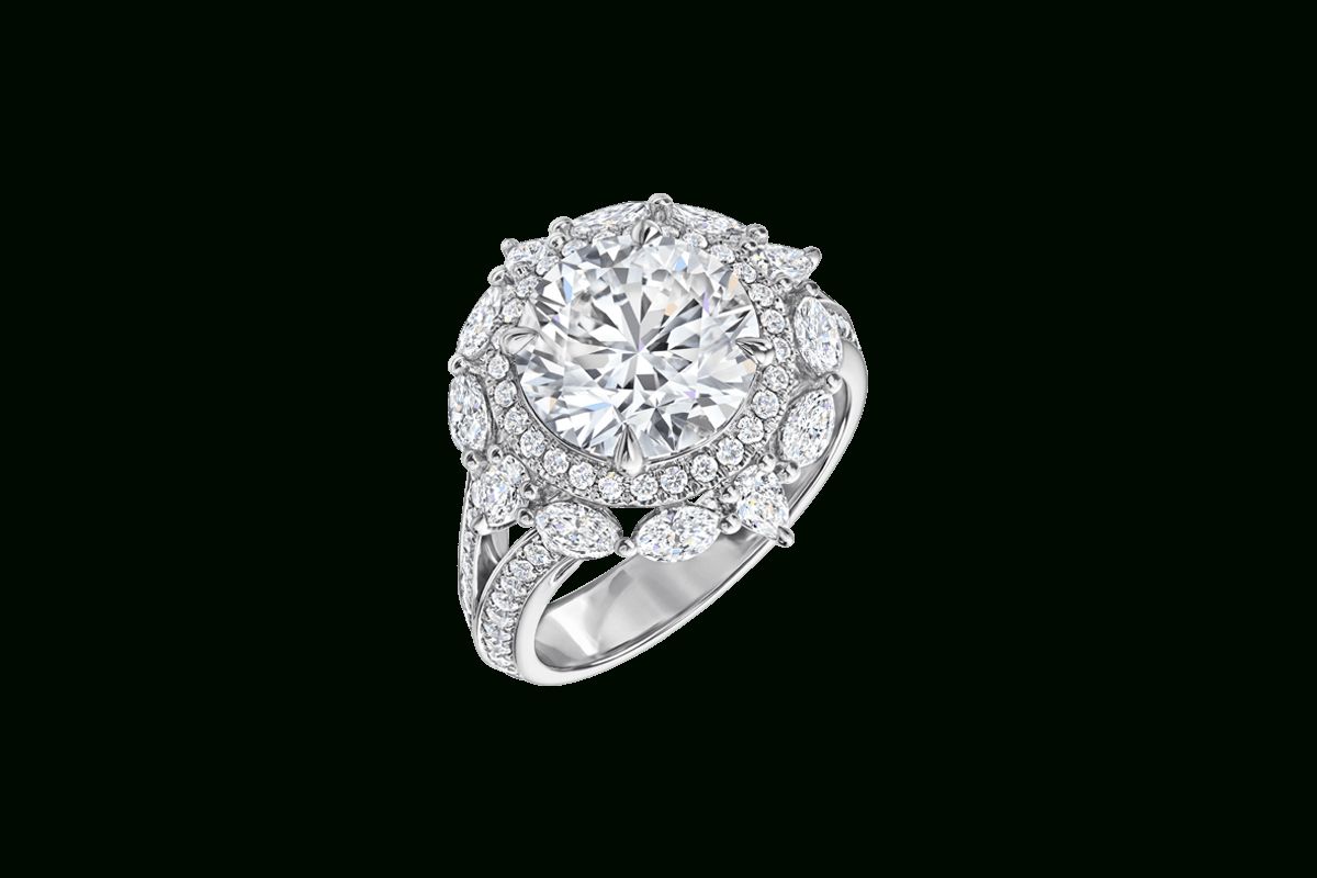 Round Brilliant Diamond Engagement Ring | Harry Winston Throughout Round Brilliant Diamond Engagement Rings (View 15 of 25)