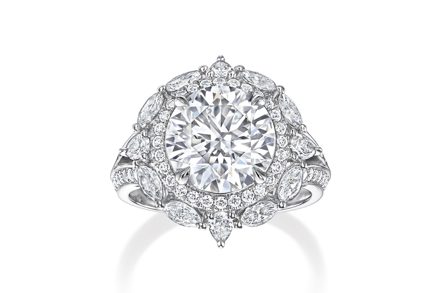 Unique Diamond Engagement Ringsharry Winston With Regard To Winston Blossom Diamond Engagement Rings (View 22 of 25)