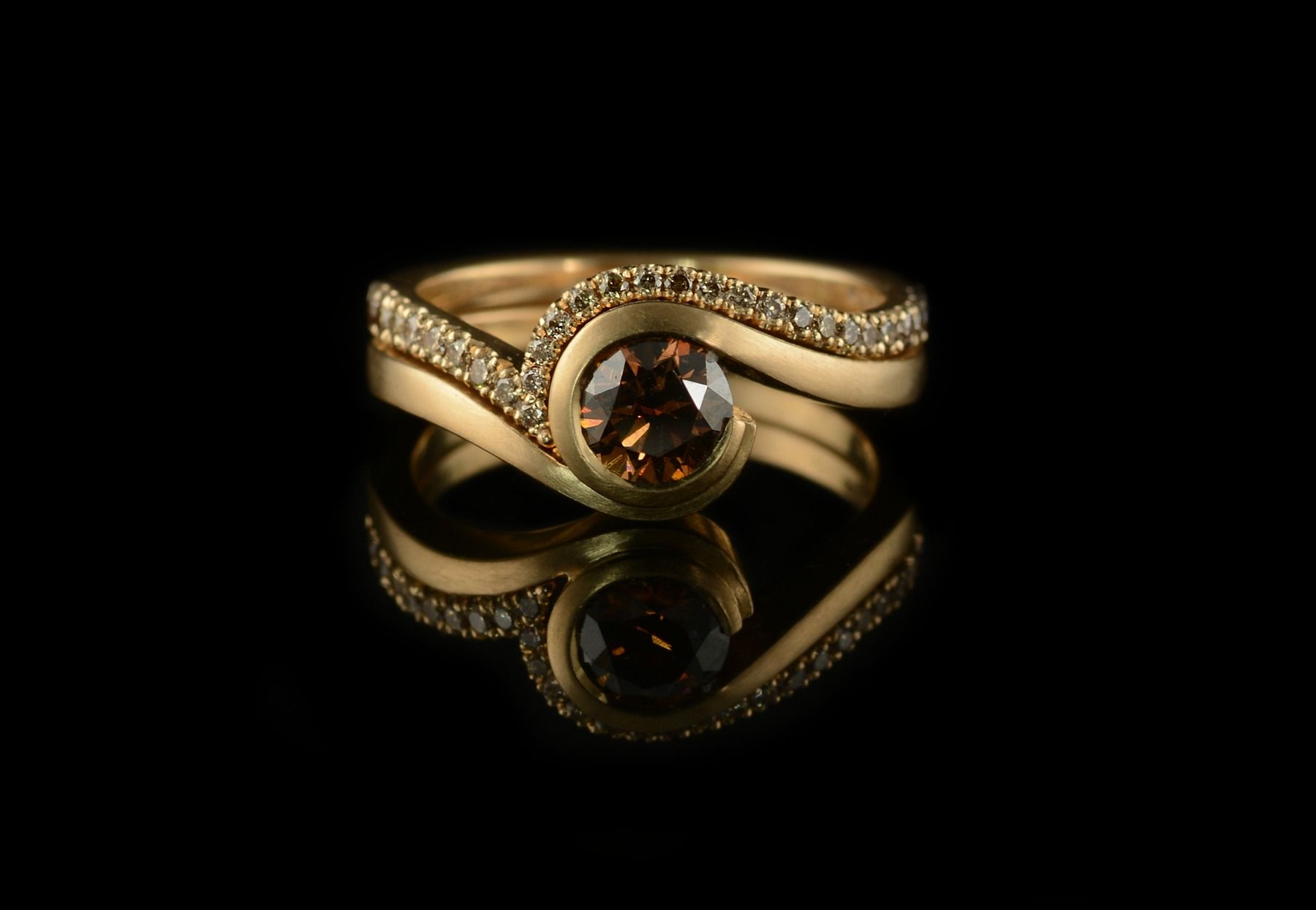 Wave Engagement Rings Archives – Mccaul Goldsmiths With Current Wave Diamond Wedding Bands (View 21 of 25)