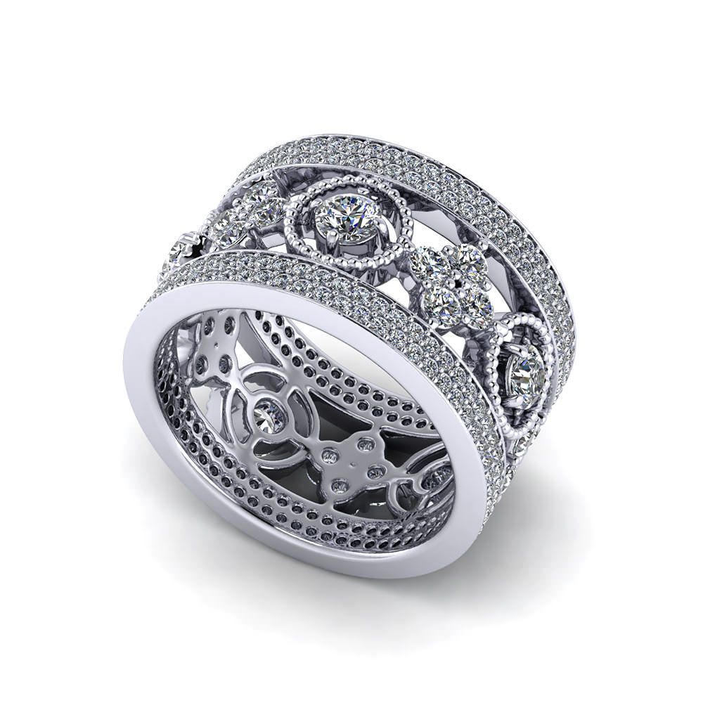 Wide Diamond Eternity Band | Jewelry Designs Regarding Most Recent Wide Diamond Wedding Bands (View 5 of 25)