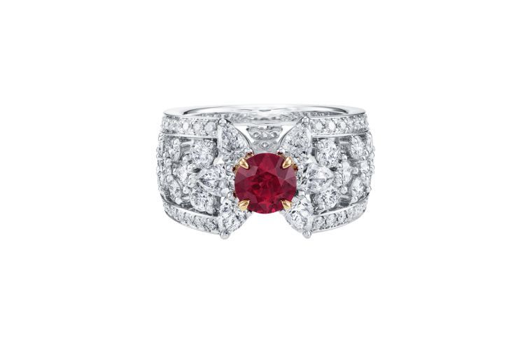 23 Best Ruby Engagement Rings – Top Red Stone Rings For Proposals Intended For Ruby And Diamond Link Rings (View 10 of 25)
