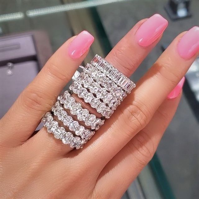 8 Stunning Eternity Rings For Eternity Gifts – Diamond Mansion Blog Inside Diamond Pave Eternity Band Rings (View 13 of 25)