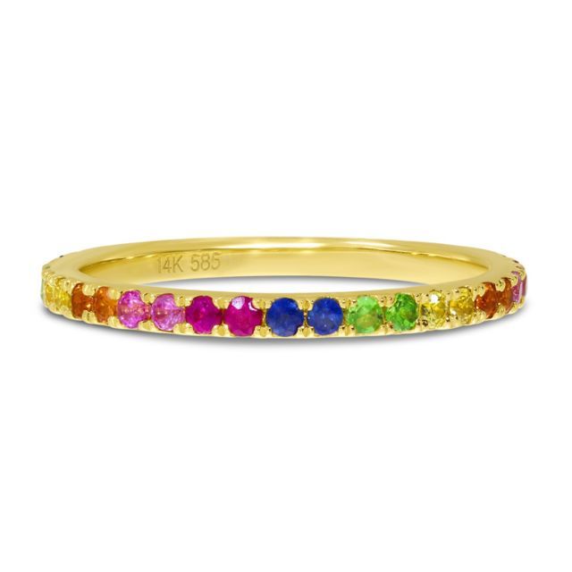 Badler Jewelers | New York City Fine Jeweler For Bez Ambar, Mattioli,  Brevani And More Rainbow Sapphire Stacking Ring In Rainbow Sapphire Stack Bands Rings (View 20 of 25)