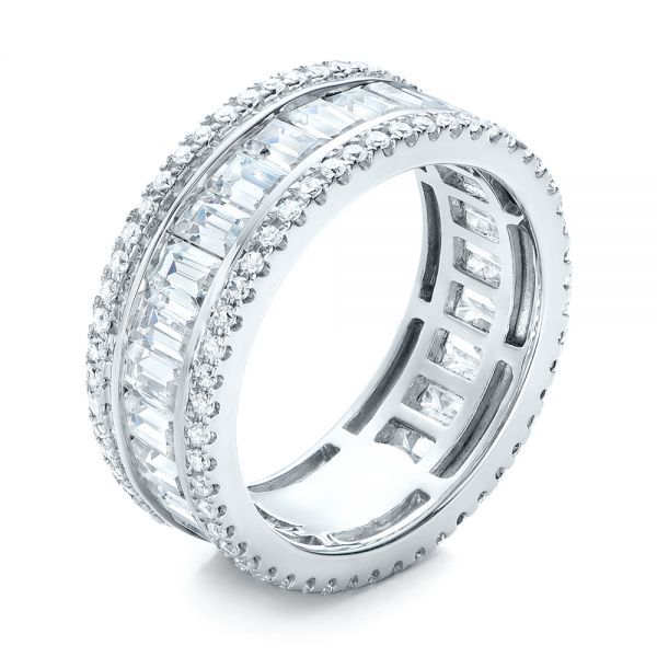 Baguette And Round Diamond Eternity Band #101311 – Seattle Bellevue |  Joseph Jewelry Pertaining To Baguette And Round Diamonds Eternity Band Rings (View 7 of 25)