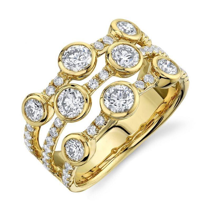 Bailey's Club Collection Lauren Ring – Bailey's Fine Jewelry With Regard To Bubbles Diamond Bezel Row Rings (View 8 of 25)