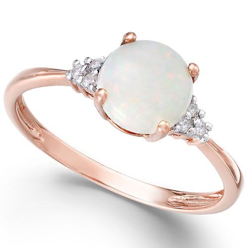 Best Opal Wedding Rings – Mywedding Within Oval Opal Rings With Diamond Side Accents (View 18 of 25)
