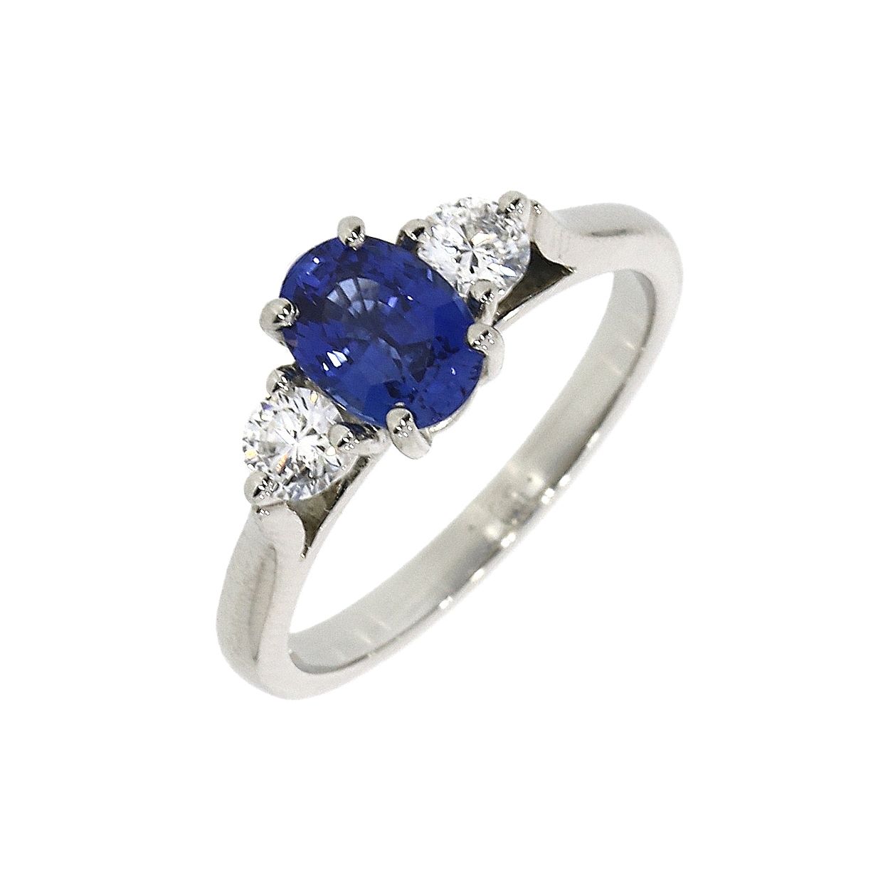 Browse Jewellery Pertaining To Oval Sapphire And Diamond Trinity Rings (View 16 of 25)