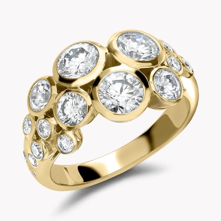 Bubbles Diamond Dress Ring  (View 21 of 25)