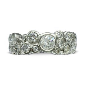 Bubbles Platinum Diamond Eternity Ring – Pruden And Smith Intended For Bubbles Diamond Bezel Row Rings (View 19 of 25)