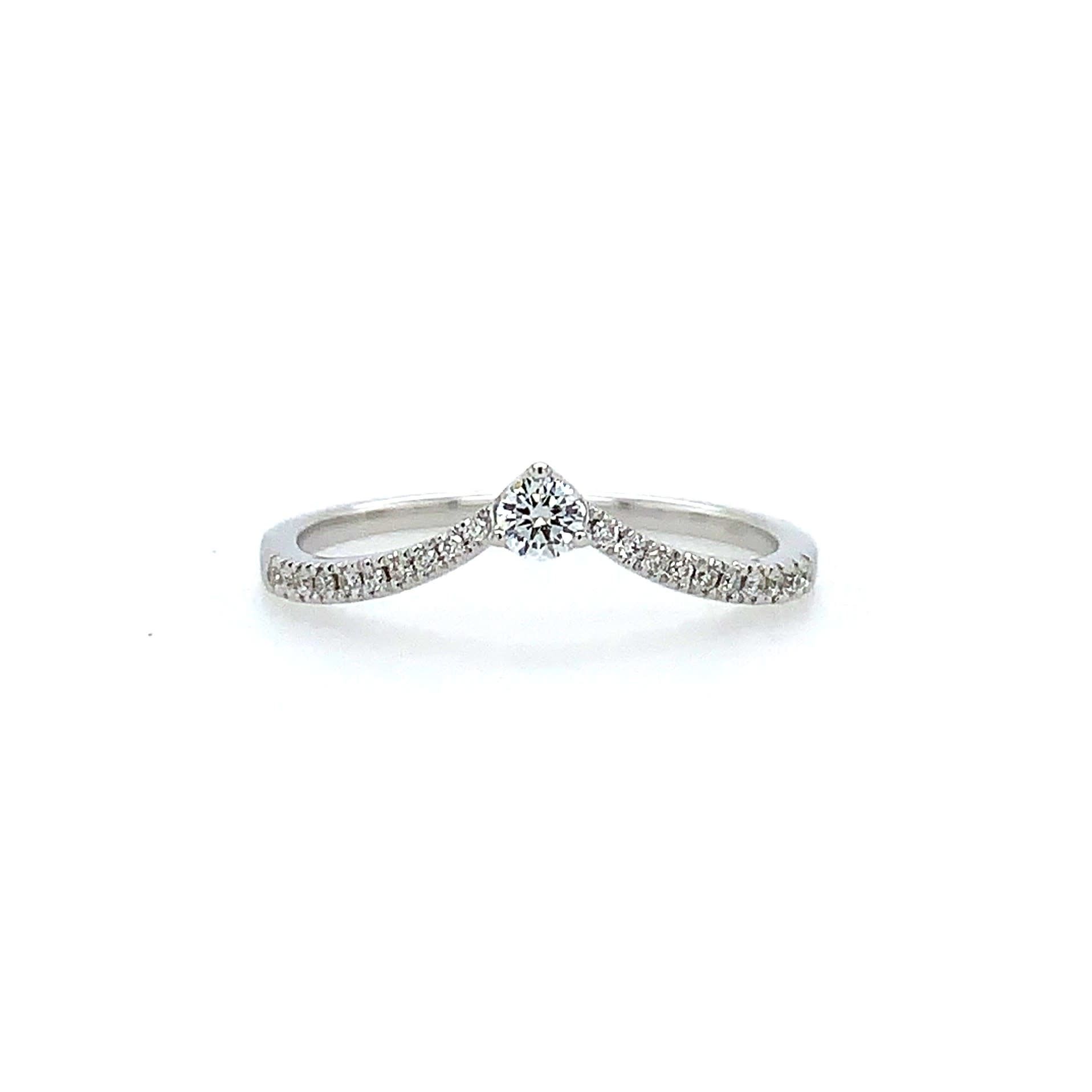 Diamond V Shaped Ring – Minichiello Jewellers With Regard To V Shaped Rings With Diamond Pave (View 14 of 25)