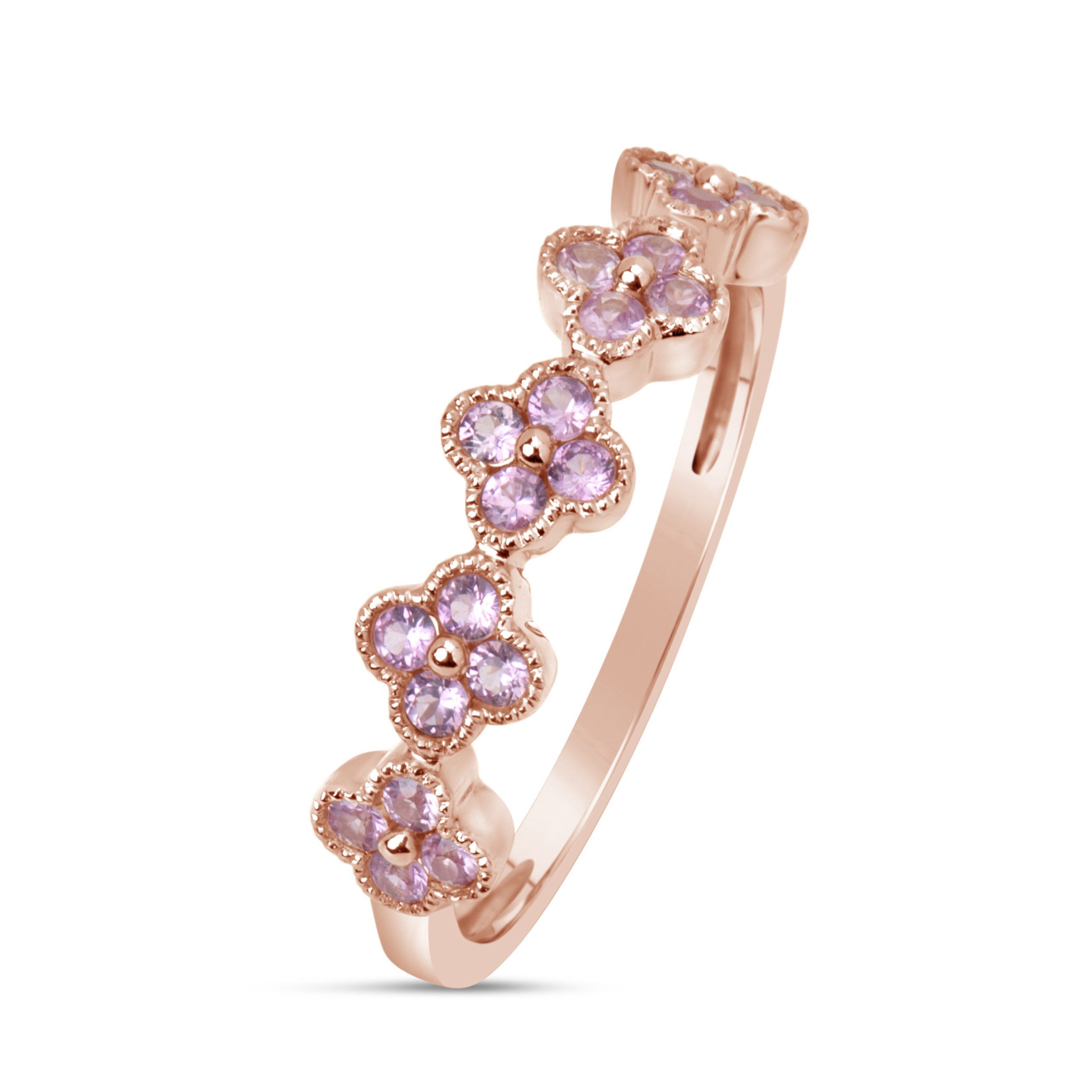 Dilamani Jewelry | Pink Sapphire Stackable Ring Regarding Stackable Pink Sapphire Rings (View 20 of 25)