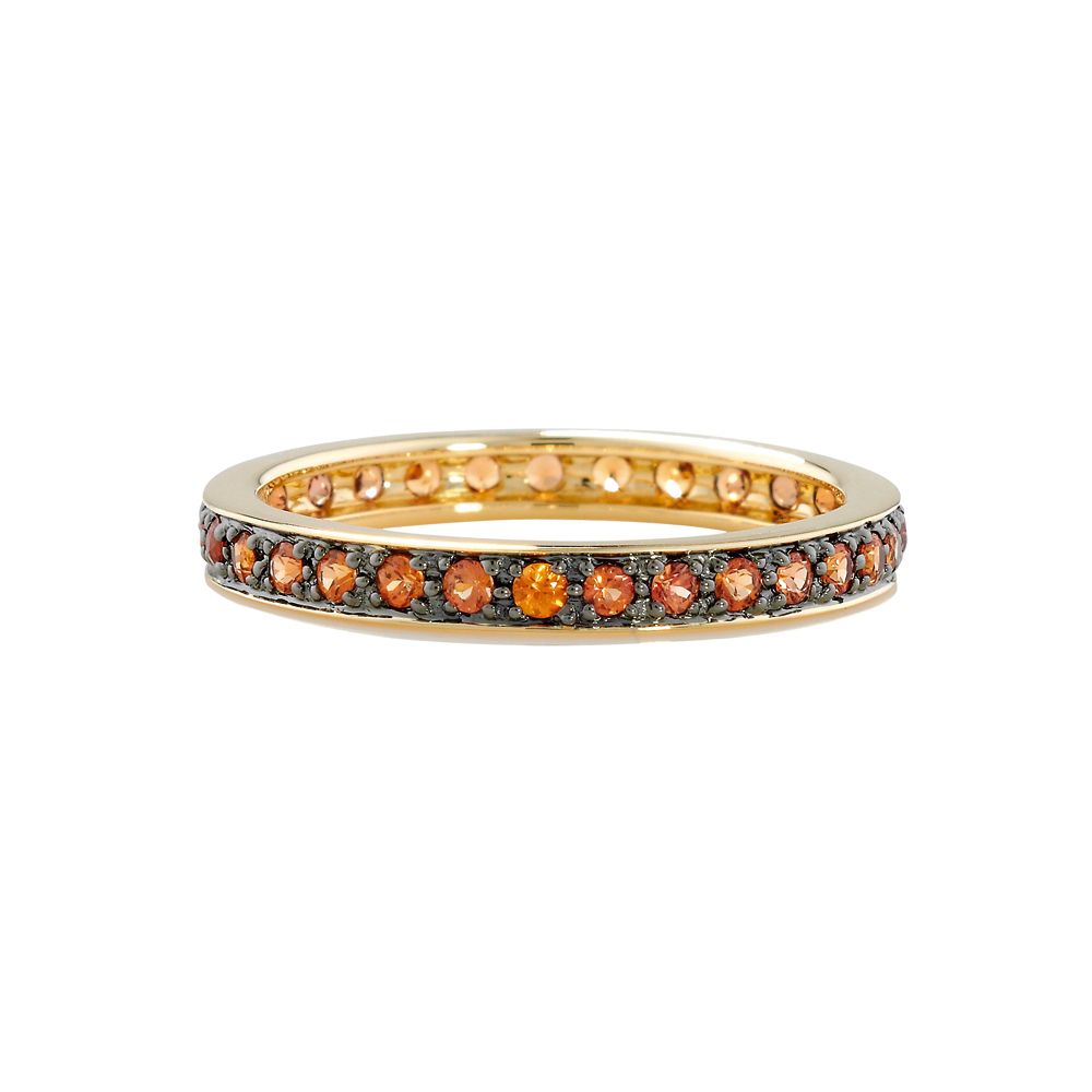 Exclusive Yellow Gold Orange Sapphire Eternity Stack Ring – London Road  Jewellery In Stackable Orange Sapphire Rings (View 2 of 25)