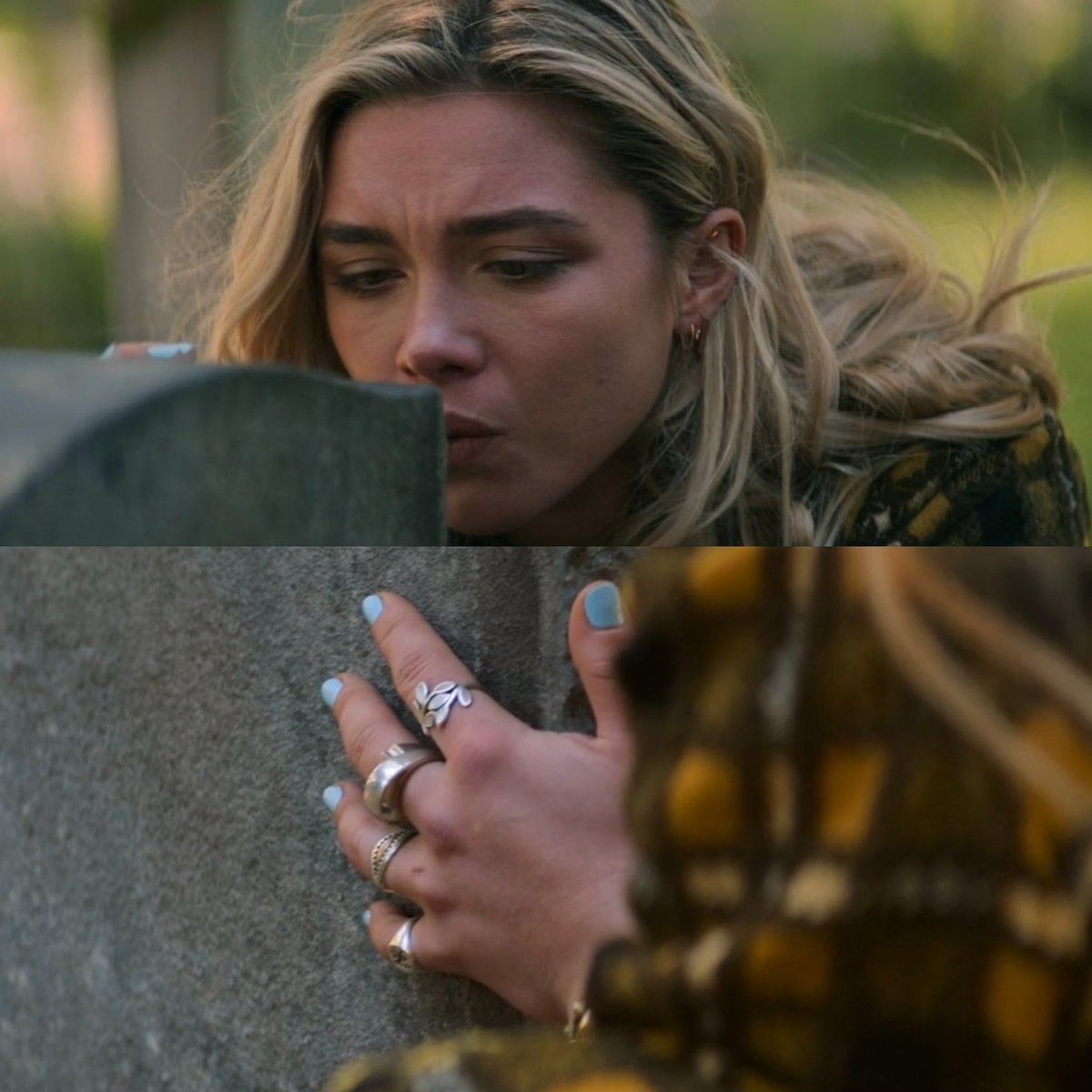 Florence Pugh Daily On Twitter: "fun Fact: One Of Those Rings Had Yb  (yelena Belova) Engraved On It And This Was The Picture She Posted On The  Day 'black Widow' Wrapped! Https://t.co/b3olxd4pgg" / Intended For Florence Rings (Photo 25 of 25)