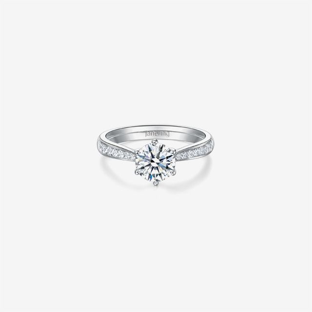 Janering Jewelry | Engagement Rings, Beyond Conflict Free Diamonds |  Classic Round Bright Cut Engagement Ring (2884) Pertaining To Bright Cut Rings (View 19 of 25)