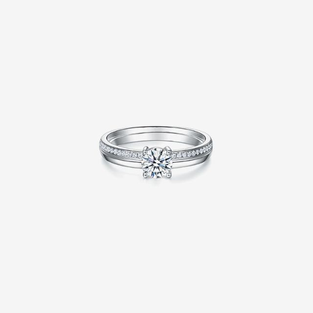 Janering Jewelry | Engagement Rings, Beyond Conflict Free Diamonds |  Promise Round Bright Cut Engagement Ring (851) Within Bright Cut Rings (View 21 of 25)