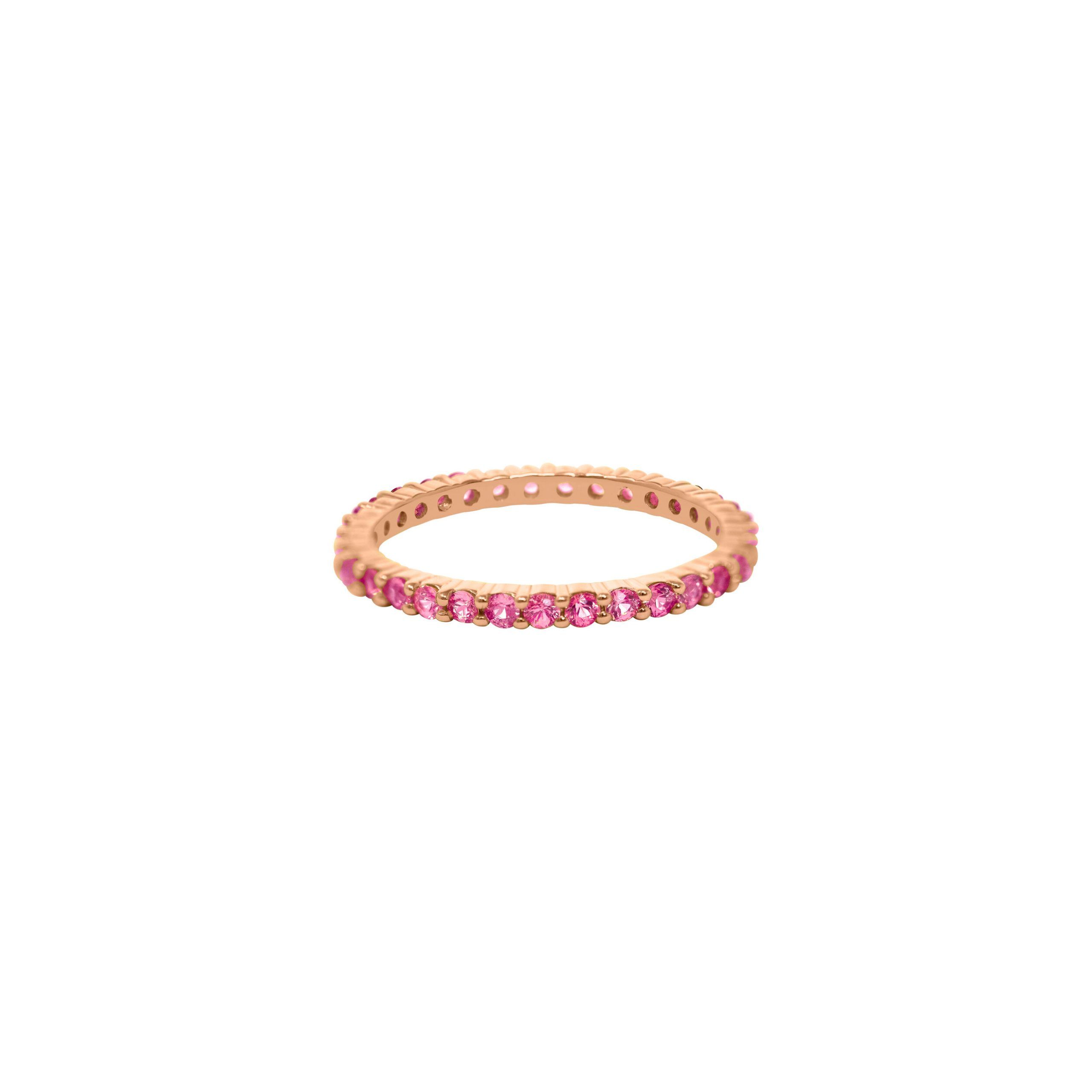 Light Pink Sapphire Stacking Ring In 14k Gold — Fry Powers Intended For Stackable Oval Cut Pink Sapphire Rings (View 12 of 25)