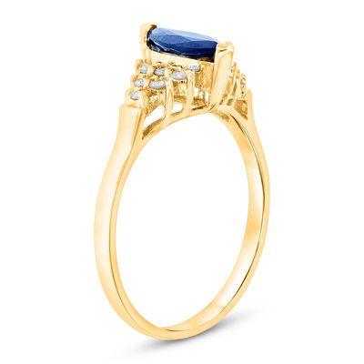 Marquise Blue Sapphire And 1/5 Ct. T.w (View 22 of 25)