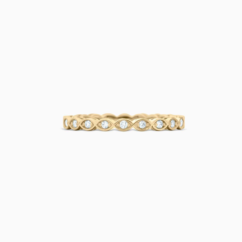 Marquise Shape Eternity Band With Round Diamonds – Maidor In Maidor Eternity Rings (View 4 of 25)