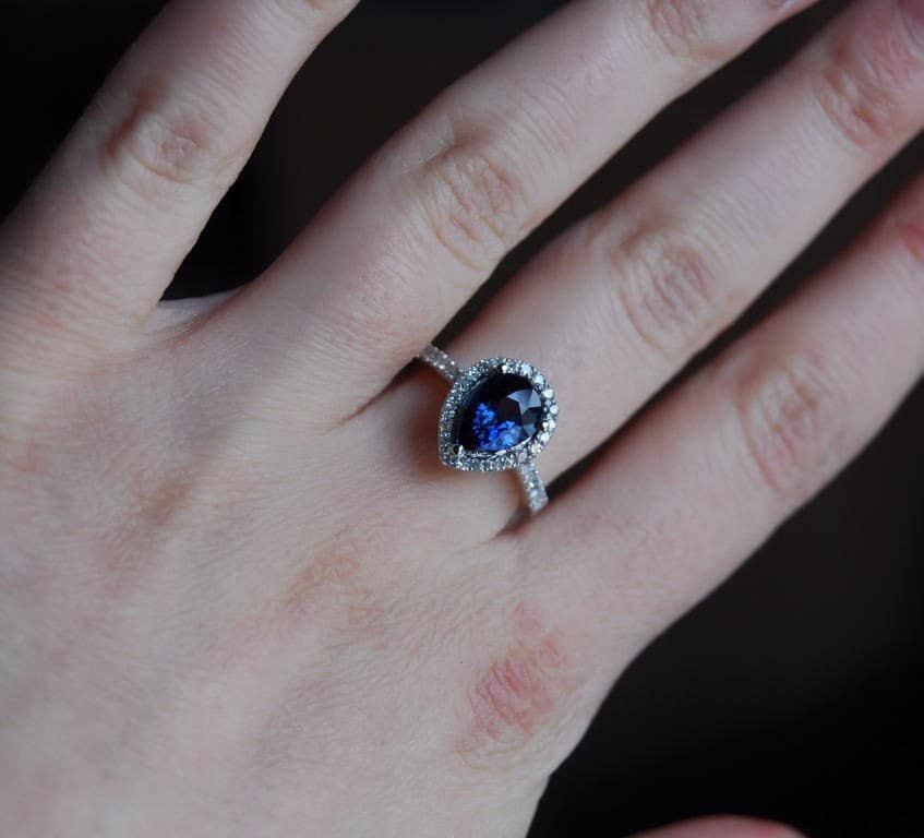 Midnight Sky Sapphire Engagement Ring (View 11 of 25)