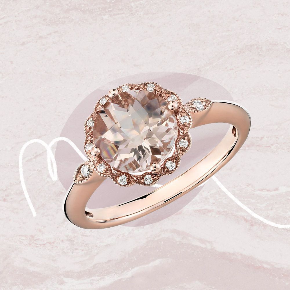 Morganite Engagement Rings: The Complete Guide Pertaining To Morganite Halo Rings (View 2 of 25)