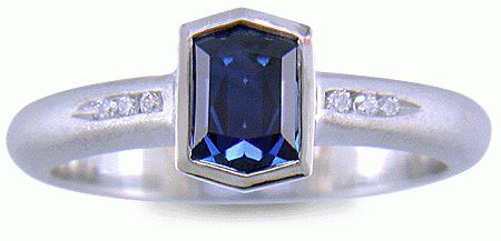 Morph Cut Sapphire And Diamond Ring – Bijoux Extraordinaire With Diamond Morph Band Rings (View 16 of 25)