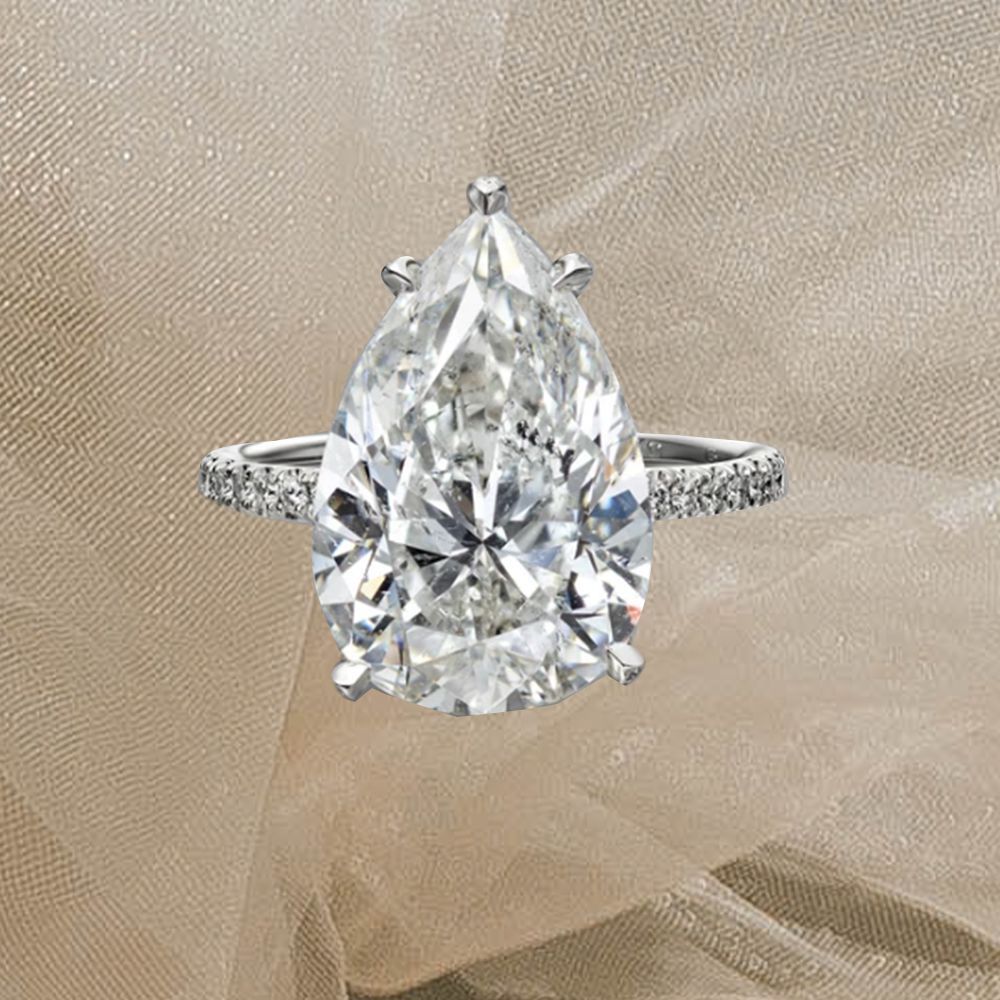 Pear Shaped Engagement Rings: The Complete Guide For Petite Pear Shape Diamond Rings (View 17 of 25)