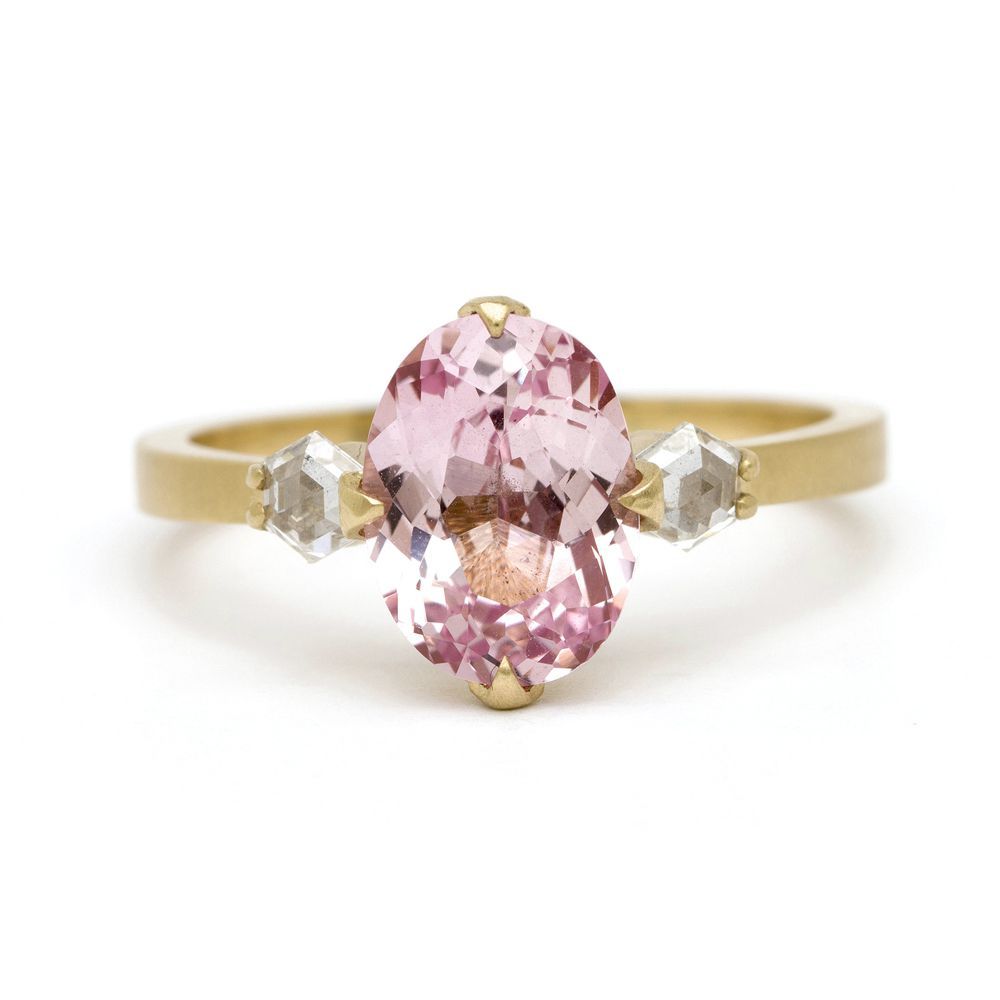 Pink Sapphire Engagement Rings: The Complete Guide Pertaining To Stackable Oval Cut Pink Sapphire Rings (View 15 of 25)