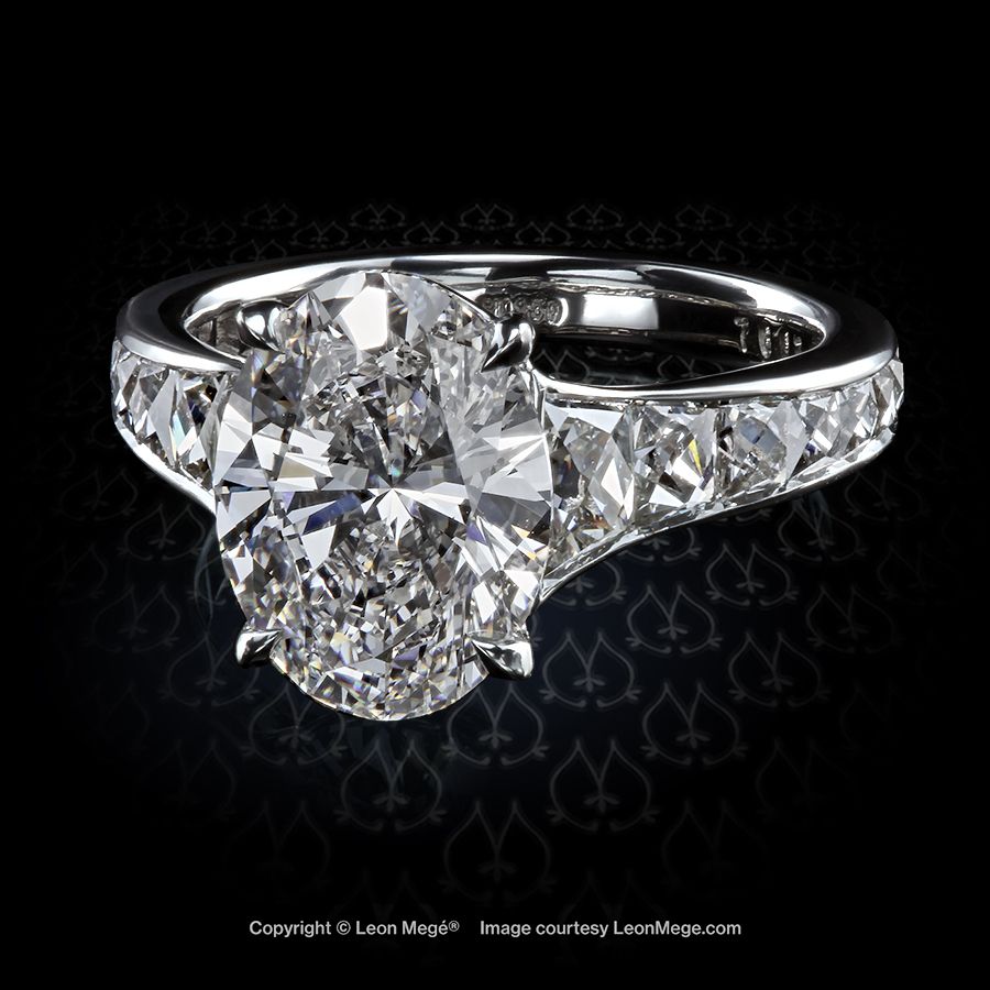 R7603 – Leon Megé | The Art Of Platinum® In Graduated Diamonds Wraparound Rings (View 17 of 25)