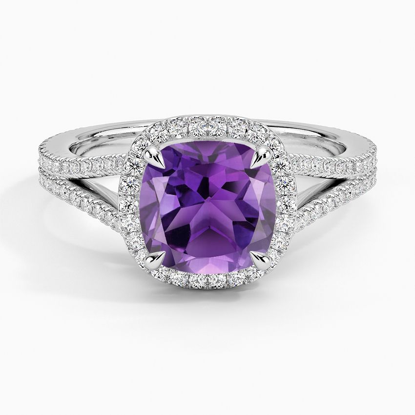 Shop Amethyst Rings – Brilliant Earth Inside Amethyst And Diamonds Rings (View 8 of 25)