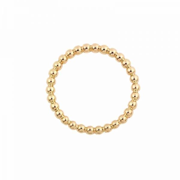 Simple Ring Bubble, Gold Colored – Aphrodite Store With Bubbles Gold Band Rings (View 4 of 25)