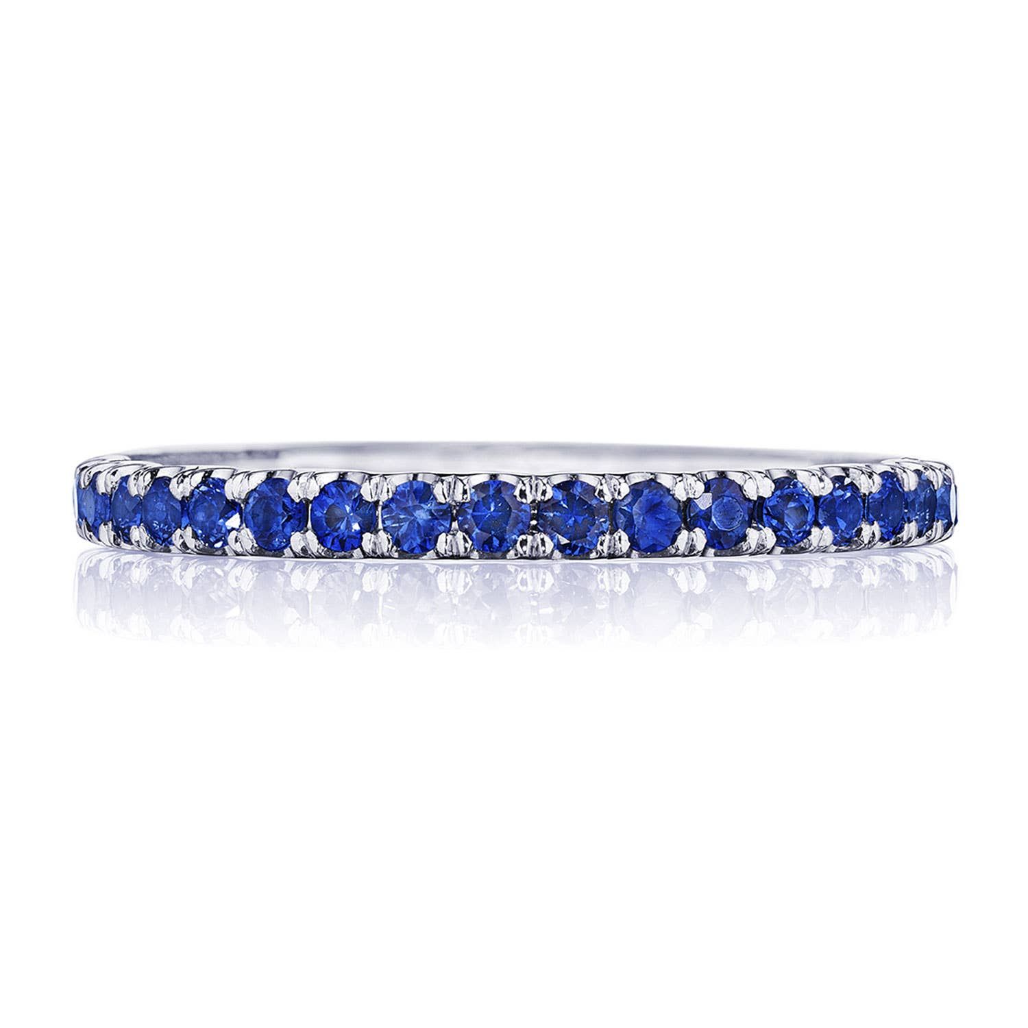 String Of Sapphires Ring For Rainbow Sapphire Stack Bands Rings (View 9 of 25)