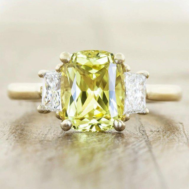 The 23 Best Yellow Sapphire Engagement Rings Of 2022 With Regard To Yellow Sapphire And Diamond Rings (View 6 of 25)