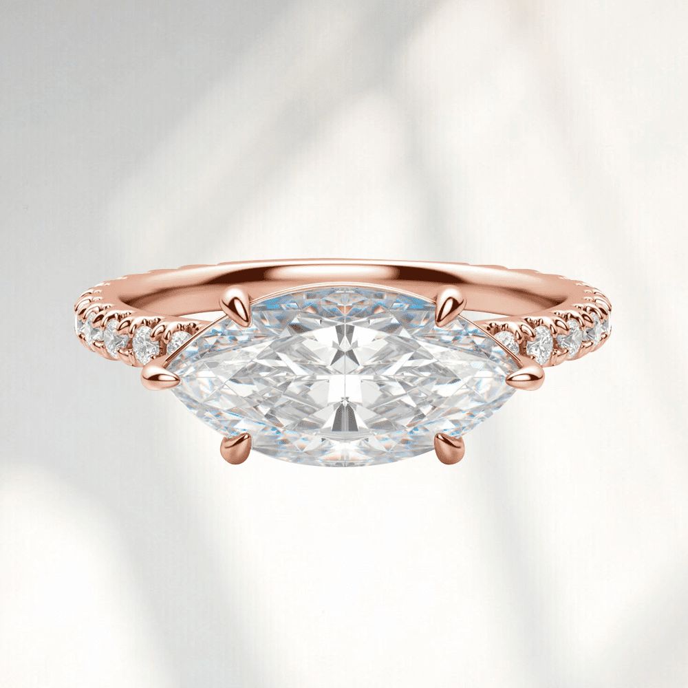 The 33 Best Marquise Engagement Rings Of 2022 With Regard To Marquise Diamond Eternity Rings (View 25 of 25)