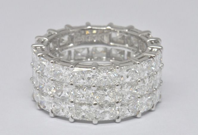 Three Row Eternity Band | Podicko Fine Jewelers With Regard To Triple Row Eternity Rings (View 21 of 25)