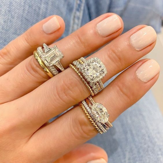 Trending Now: East West Rings | Lauren B Jewelry & Diamonds Intended For East West Oval Orange Sapphire Rings (View 18 of 25)
