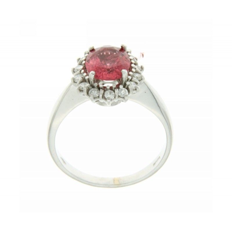 White Gold Ring Rubellite 1.58 Cts.  (View 20 of 25)