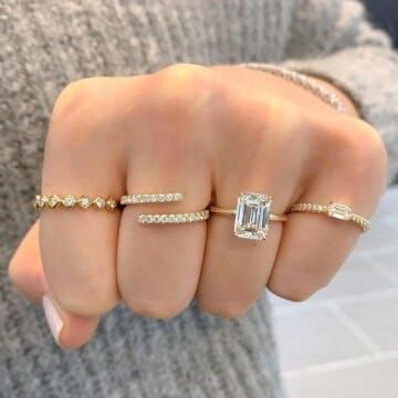 Wrap Around Diamond Ring | Lauren B Jewelry Inside Graduated Diamonds Wraparound Rings (View 12 of 25)