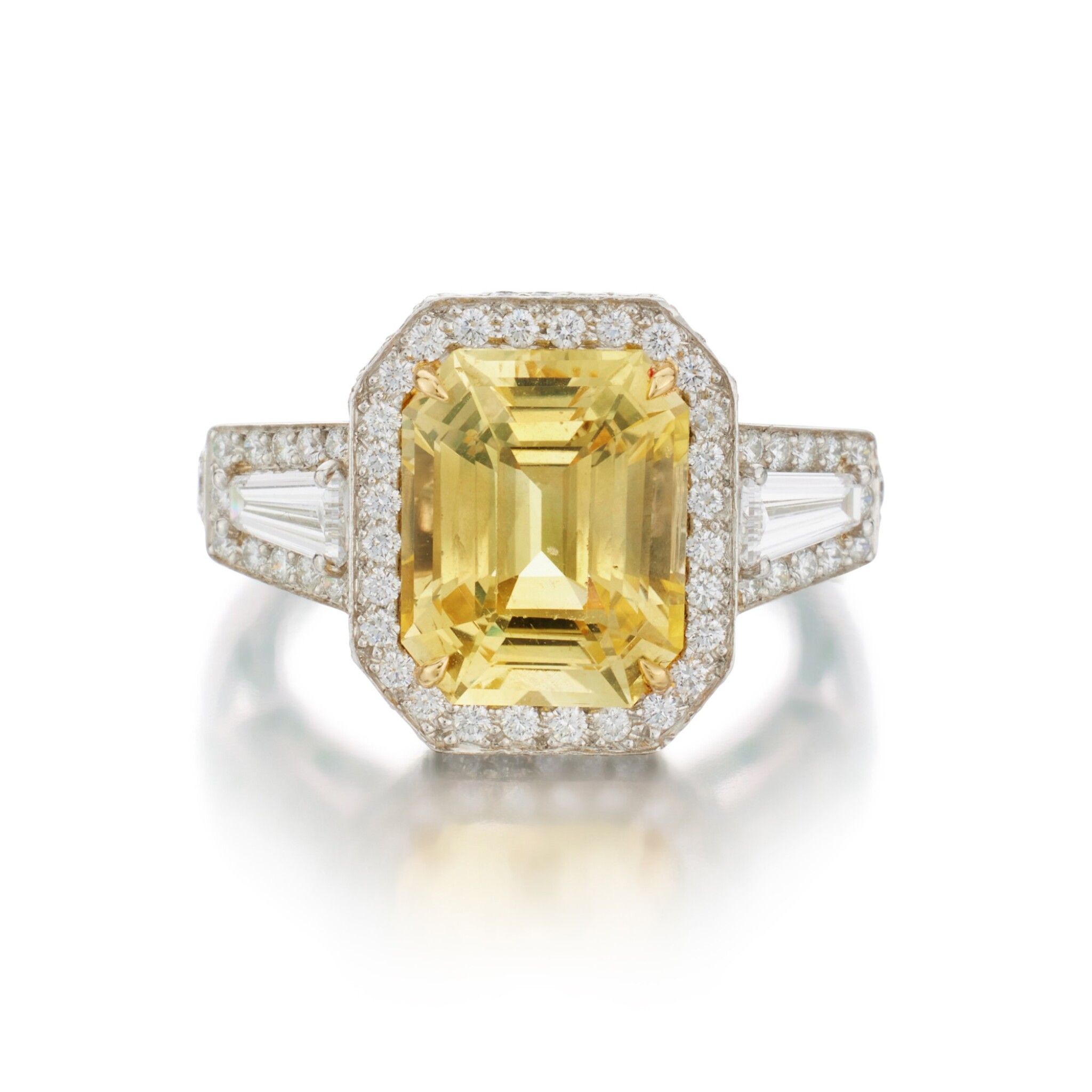 Yellow Sapphire And Diamond Ring | Fine Jewels | 2021 | Sotheby's Intended For Yellow Sapphire And Diamond Rings (View 23 of 25)