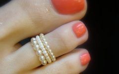 Pearl Toe Rings