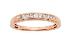 25 Ideas of Certified Diamond Anniversary Bands in Rose Gold