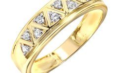 2024 Popular Wedding Rings for Men Gold