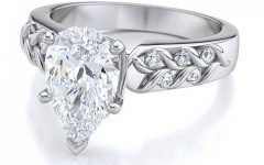 Pear Shaped Diamond Engagement Ring Settings