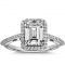 Emerald Cut Engagement Rings Under 