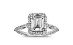 The 15 Best Collection of Emerald Cut Engagement Rings Under 2000