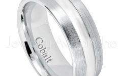 15 Collection of Polished Comfort Fit Cobalt Chrome Wedding Bands