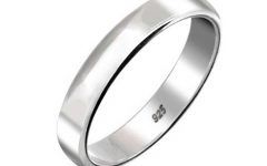 Womens Sterling Silver Wedding Bands