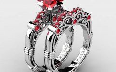 Ruby Anniversary Rings
