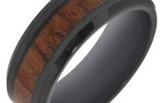 The 15 Best Collection of Wood Inlay Men's Wedding Bands