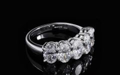 25 Inspirations Five Stone Diamond Anniversary Rings
